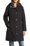 Michael Michael Kors Water Resistant Quilted Coat In Black