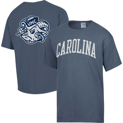 Comfort Wash Heather Navy North Carolina Tar Heels Vintage Arch 2-hit T-shirt