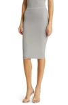 House Of Cb Shahla Pencil Skirt In Grey