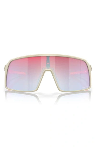 Oakley Sutro Prizm™ Wrap Shield Sunglasses In Sand