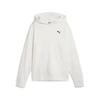 Puma Essentials Small No. 1 Logo French Terry Women's Comfort Full-zip Hoodie In White