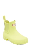 Hunter Original Waterproof Chelsea Rain Boot In Zesty Yellow