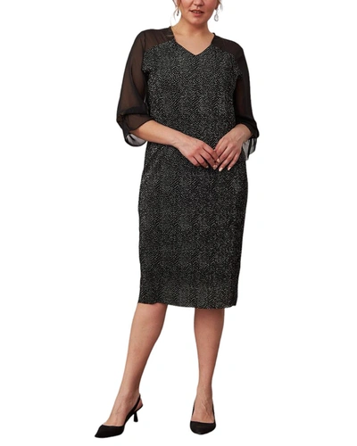 Rmg 3/4-sleeve Dress In Black