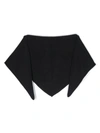 Totême Triangle-shaped Wool Scarf In Blue