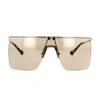 Gucci Eyewear Sunglasses In Gold