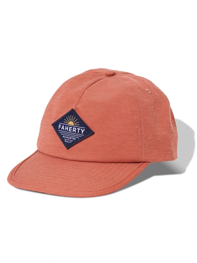 Faherty All Day Front Seam Hat In Cider