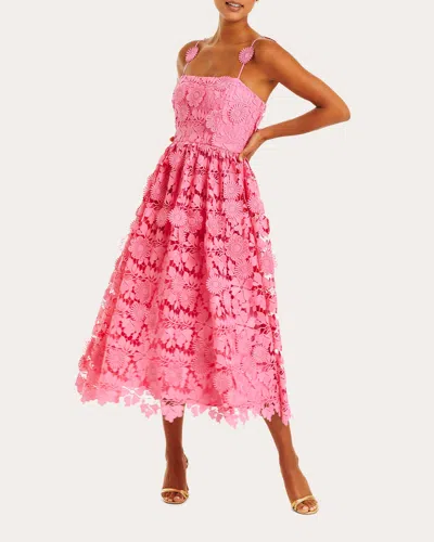 Mestiza Women's Raelyn Lace Midi Dress In Pink