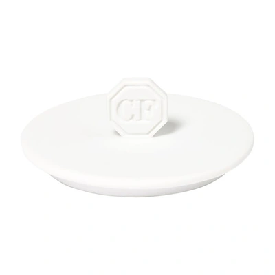 Carriere Freres White Porcelaine Candle Topper In No_color