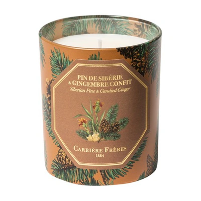 Carriere Freres Scented Candle-siberian Pine & Candied Ginger , 185g In No_color