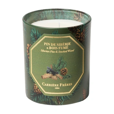 Carriere Freres Scented Candle-siberian Pine & Smoked Wood , 185g In No_color