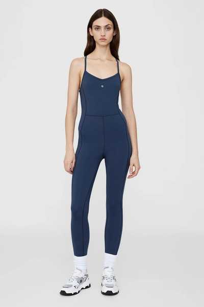 Anine Bing Val One Piece In Navy In Blue