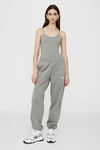 Anine Bing Alissa Bodysuit In Storm Grey In Grey