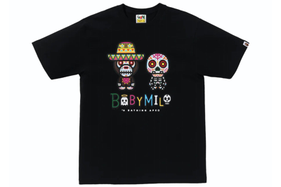 Pre-owned Bape Halloween Baby Milo Tee Black
