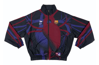 Pre-owned Patta X Barcelona Fc Culers Del Món Track Jacket Black/white