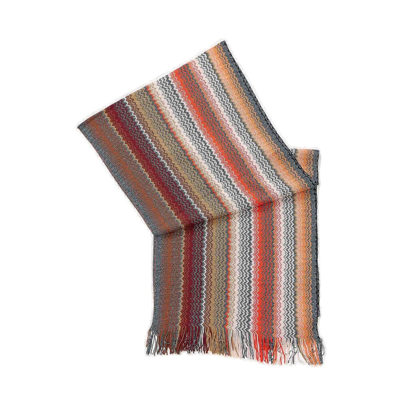 Missoni Zigzag Fringed Scarf In Multi