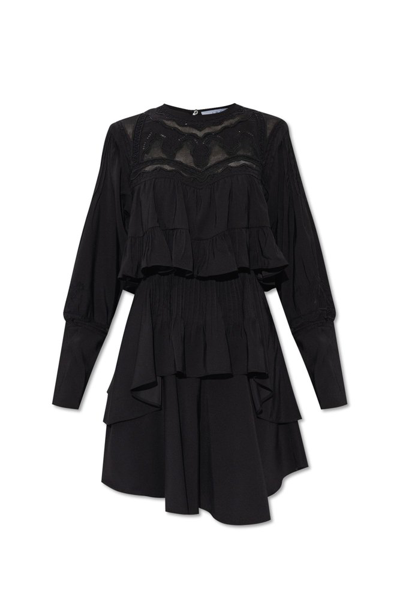 Iro Tiered Mini Dress In Black
