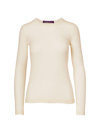 Polo Ralph Lauren Crewneck Long-sleeve Cashmere Sweater In Lux Cream