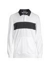 Good Man Brand Men's Striped Relaxed-fit Polo Shirt In White