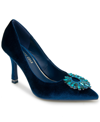 Kenneth Cole New York Romi Starburst Pointed Toe Pump In Deep Teal