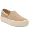 Toms Alpargata Fenix Platform Sneaker In Oatmeal Suede