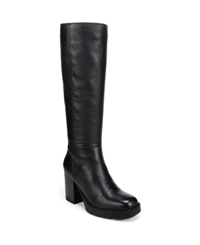 Naturalizer Waylon Tall Boot In Black Leather
