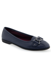 Aerosoles Bia Casual-flat In Navy Leather