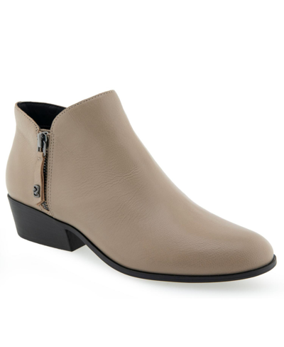 Aerosoles Collaroy Boot-ankle Boot In Trench Coat Leather