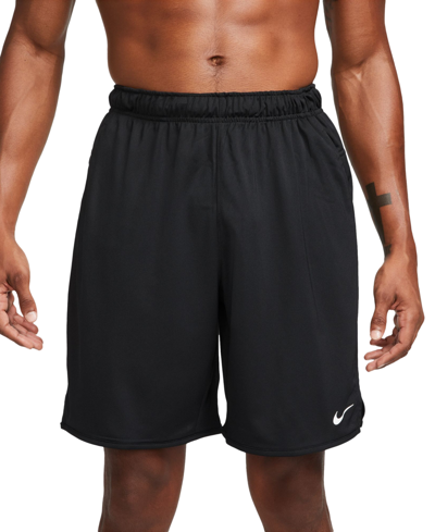 Nike Men's Totality Dri-fit Unlined Versatile 9" Shorts In Black,white