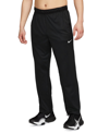 Nike Men's Totality Dri-fit Open Hem Versatile Pants In Black,white