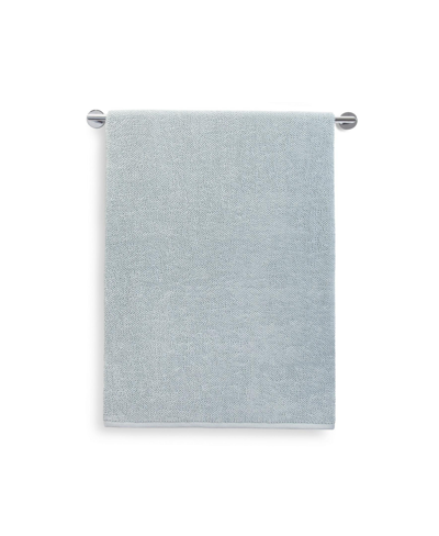 Cassadecor Venice Textured Cotton Wash Towel, 13" X 13" In Raindrop