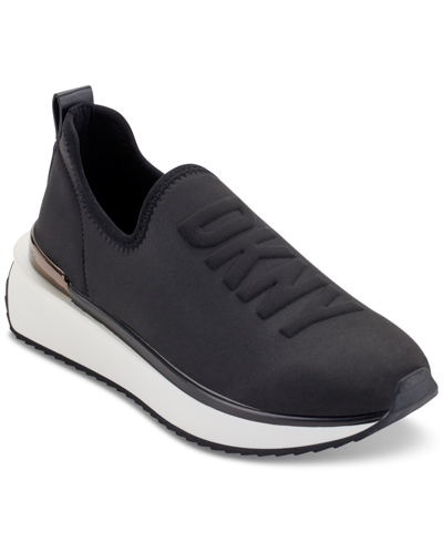 Dkny Alona Slip-on Sneakers In Black