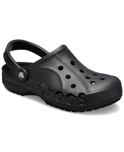 Crocs Men's And Women's Baya Classic Clogs From Finish Line In Black