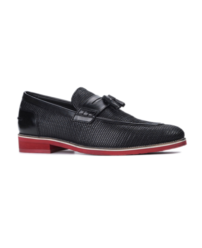 Carlos By Carlos Santana Men's Garcia Tassel Penny Loafers In Black