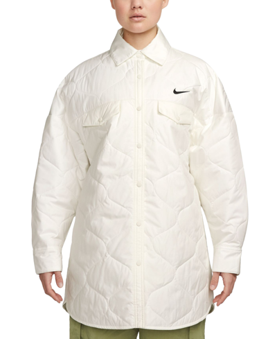 NIKE WOMEN'S SPORTSWEAR ESSENTIALS QUILTED TRENCH COAT