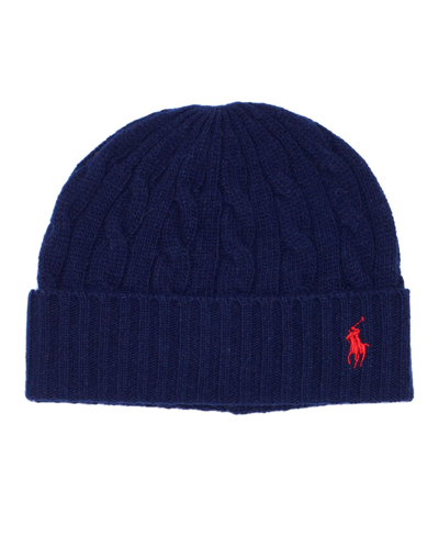 Polo Ralph Lauren Classic Cable Beanie In Newport Navy