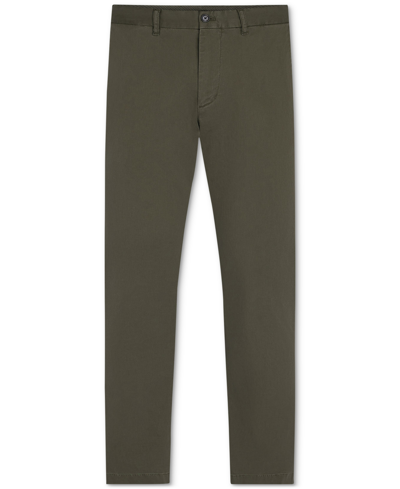 Tommy Hilfiger Men's Garment-dyed Denton Chino Pants In Army Green