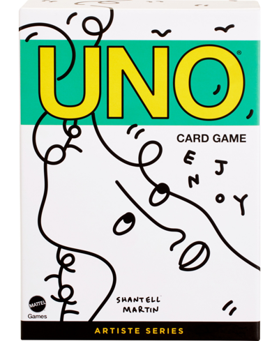 Mattel Uno Artiste Shantell Martin Card Game For Kids, Adults And Family Night, Collectible Deck In Multi-color