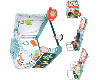 Fisher Price 3-in-1 Baby Gym With Tummy Time Playmat, Tunnel And Toys, Crawl Play Activity Gym In Multi-color