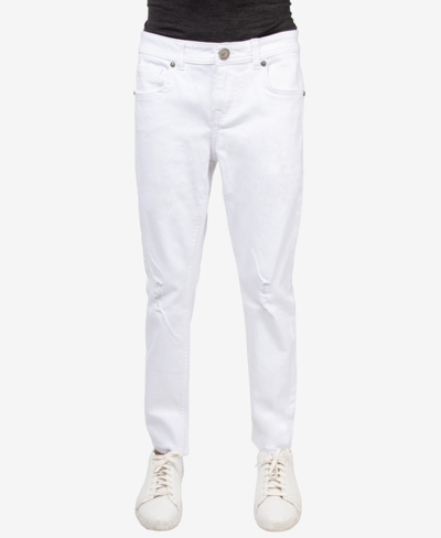 X-ray Kids' Boy's Distressed Skinny Jeans In White