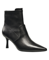 FRENCH CONNECTION WOMEN'S LONDON POINTED TOE LEATHER DRESS BOOTIES