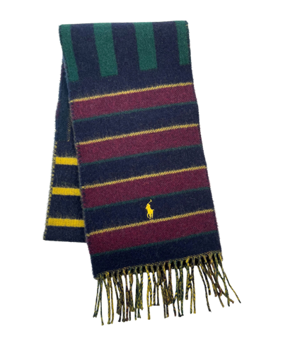 Polo Ralph Lauren Men's Blocked Stripe Woven Scarf In Multi