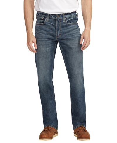 Silver Jeans Co. Men's Zac Relaxed Fit Straight Leg Jeans In Indigo