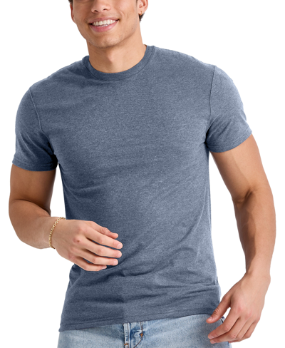 Alternative Apparel Men's Hanes Originals Tri-blend Short Sleeve T-shirt In Regal Navy Heather