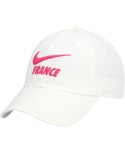 Nike Women's  White France National Team Campus Adjustable Hat