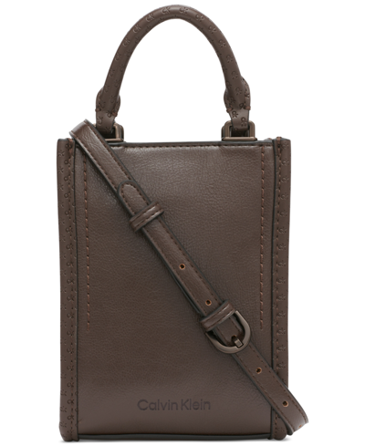 CALVIN KLEIN HUDSON CK Monogram Jacquard 4 Pocket Cross Body Bag Br/Ch –  TruLavi Shop