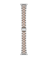 Posh Tech Rainey Stainless Steel Band For Apple Watch 40, 41, 42mm In Two Tone Rose Gold