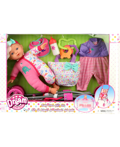 Redbox Dream Collection 12" Baby Doll Care Gift Set With Stroller In Multi