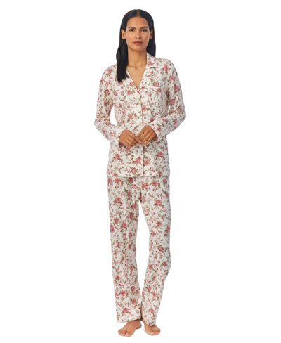 Lauren Ralph Lauren Women's 2-pc. Floral Pajamas Set In Ivory Floral