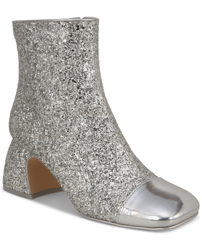 Circus Ny Osten Boots In Soft Silver Glitter