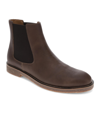 Dockers Mens Novato Dress Casual Slip On Chelsea Boots In Dark Brown